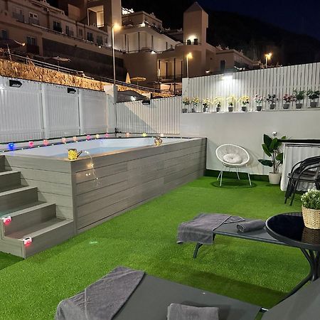 Big Villa Puerto Rico Streetfront With Private Saltwater Jacuzzi Pool, Bbq, Kitchen & 3 Terraces Near Shopping Center Puerto Rico (Gran Canaria) Buitenkant foto